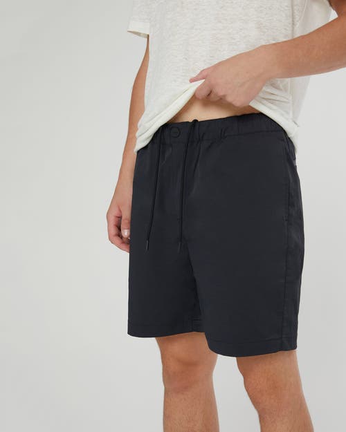 Shop Onia Pull-on Tech Short In Black