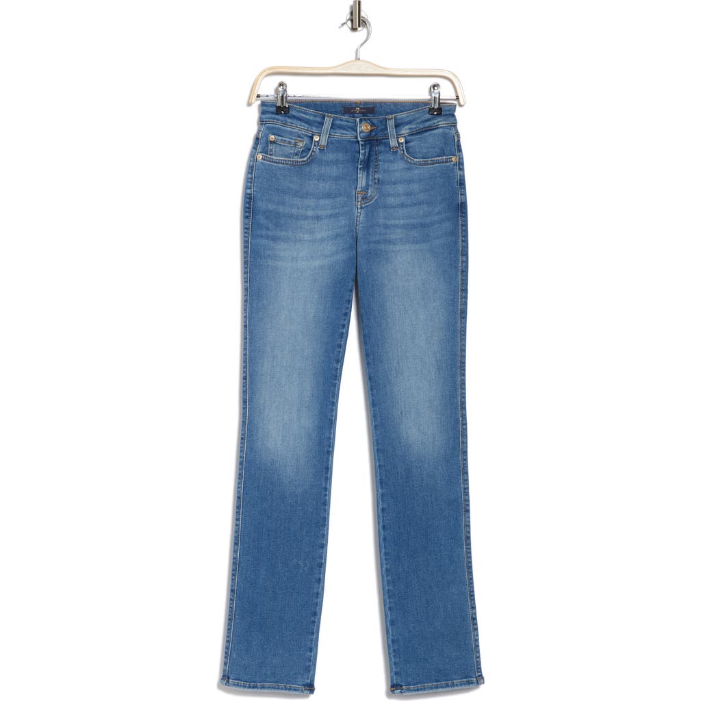 7 For All Mankind Kimmie Straight Leg Jeans In Bluejay