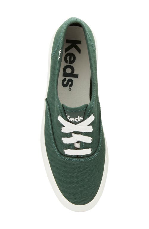 Keds ® Platform Sneaker In Green Canvas