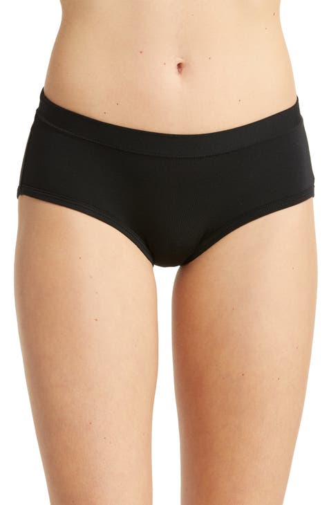  Only Hearts Women's Organic Cotton Basic Thong Panty, Black,  Petite/Small : Clothing, Shoes & Jewelry