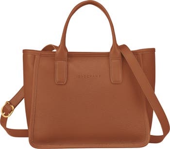 Le Foulonné Leather Top Handle Bag