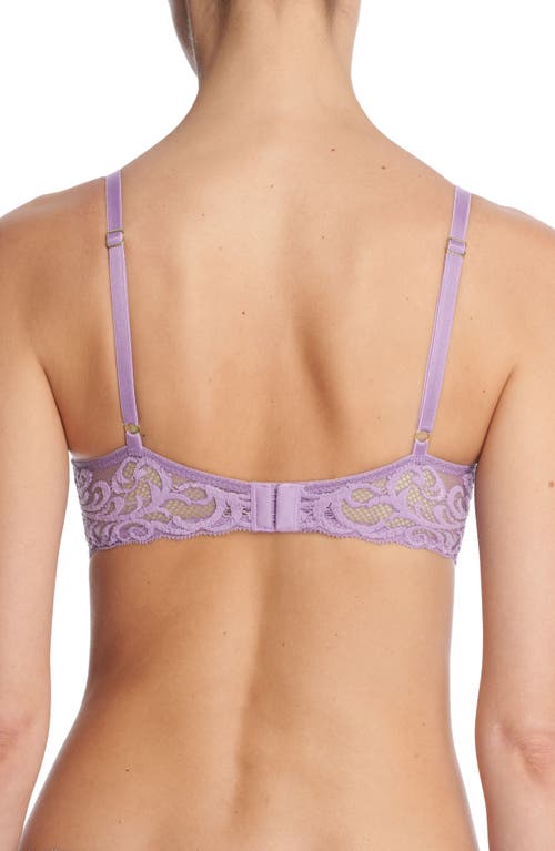 Shop Natori Feathers Plunge T-shirt Bra In Lily Lavendar