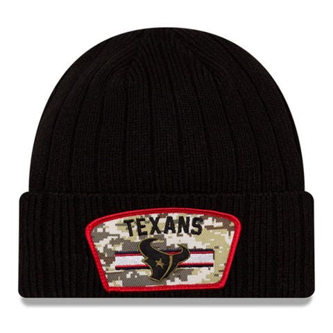 Houston Texans Salute To Service NFL 20 Heather Black Snapback