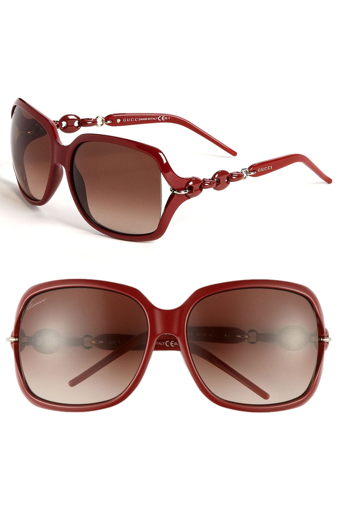 gucci 54mm square sunglasses glitter