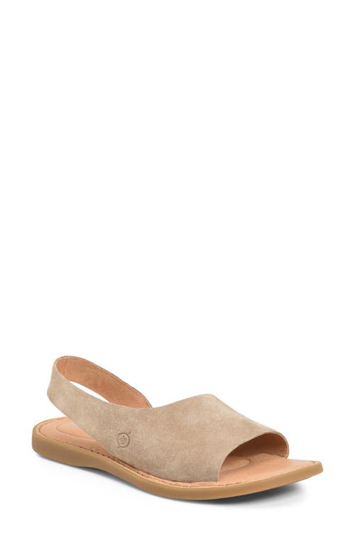 Inlet Sandal in Taupe Suede