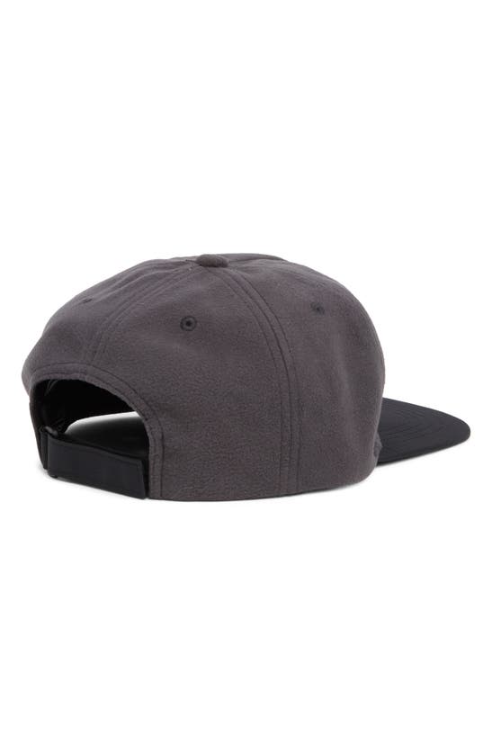 Shop Volcom Stone Trip Fleece Baseball Cap In Black