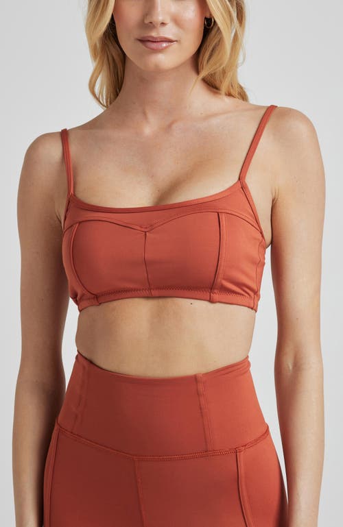 Contour Bralette In Baked Clay
