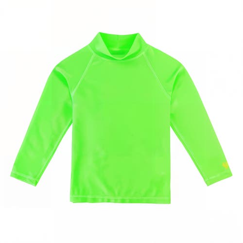 Shop Uv Skinz Long Sleeve Sun & Swim Shirt In Neon Green