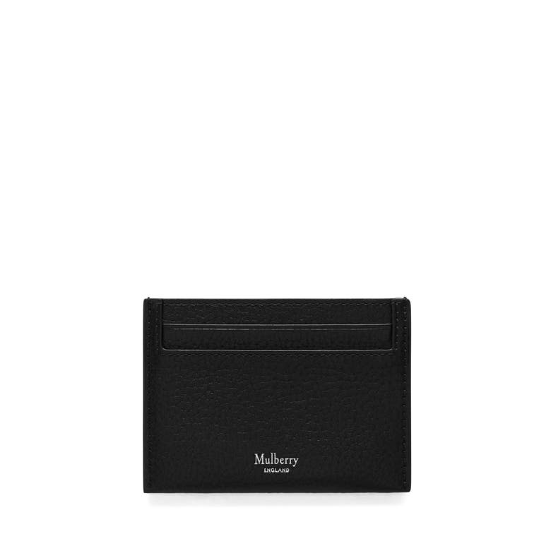 Shop Mulberry Leather Card Case In Black