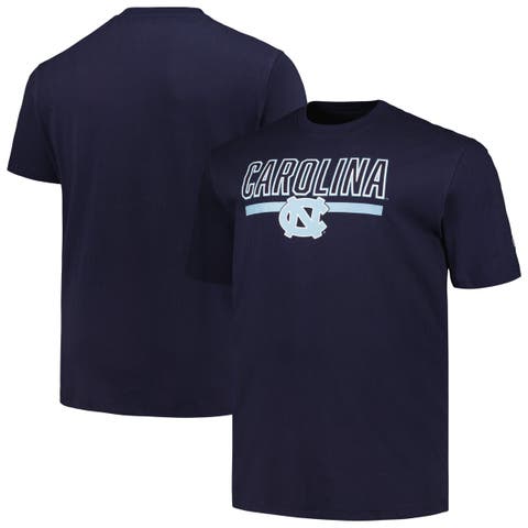 Men's Profile Blue Carolina Panthers Big & Tall Two-Hit Throwback T-Shirt