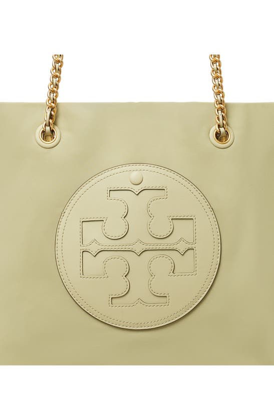 Shop Tory Burch Ella Chain Tote In Olive Sprig