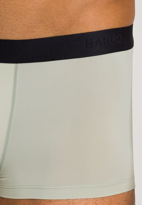 Hanro Micro Touch Boxer Brief In Mineral Green