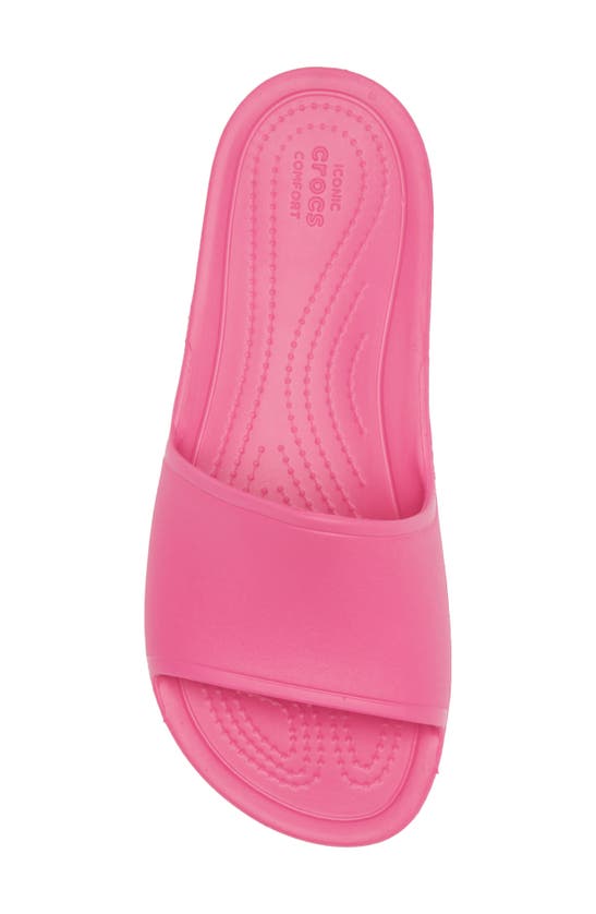 Crocs Kadee Slide Sandal In Electric Pink