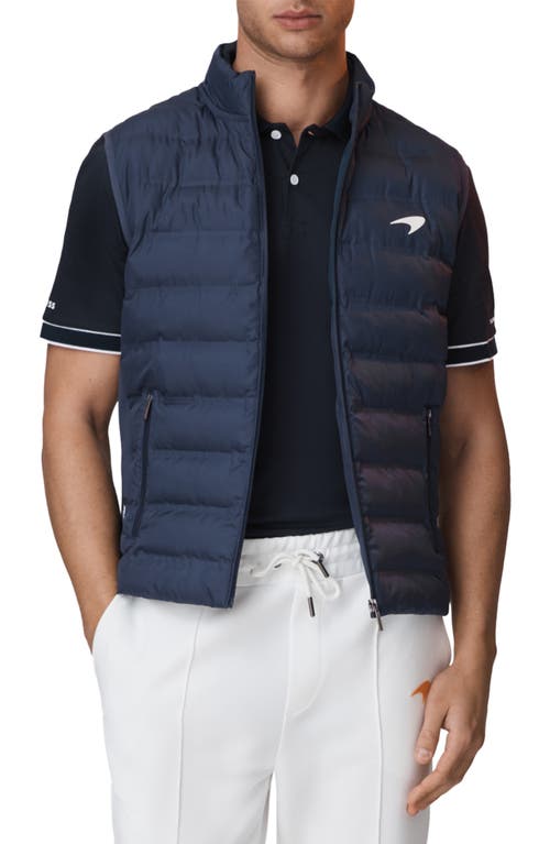 Reiss x McLaren Formula 1 Team Collection Recycled Polyester Puffer Vest Air Force Blue at Nordstrom,