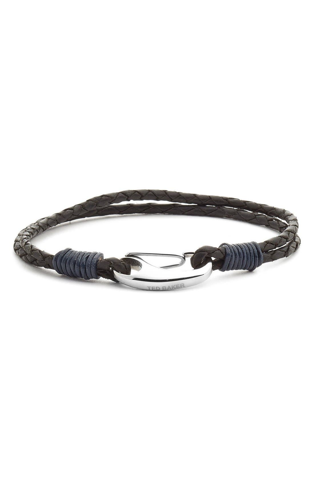 Ted Baker London 'Trapezz' Leather Bracelet Nordstrom