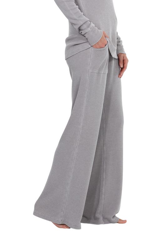 Honeydew Under The Stars Waffle Knit Pajama Pants In Sleet