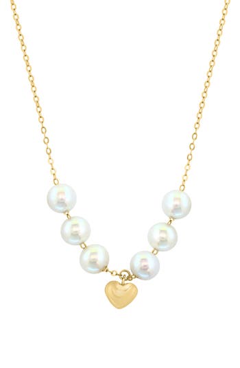 Effy 14k Gold 6mm Freshwater Pearl Necklace In White