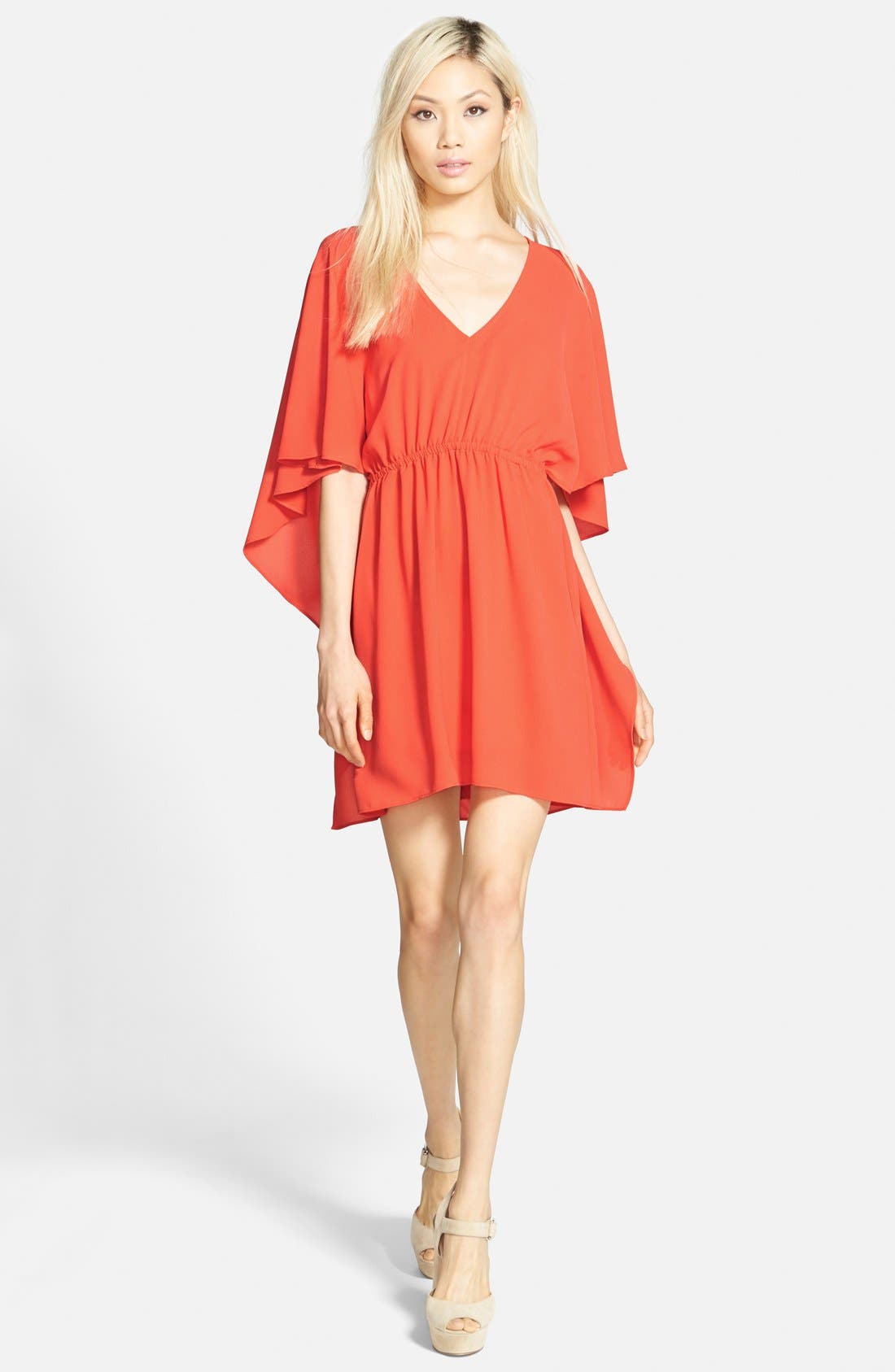 nordstrom cape dress