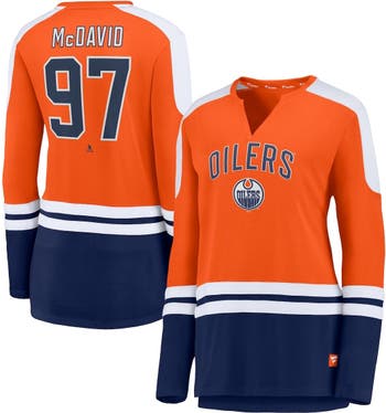Men's Fanatics Branded Connor McDavid Navy Edmonton Oilers