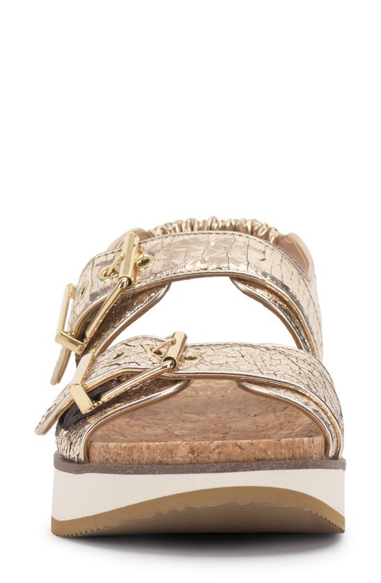 Shop Vince Camuto Anivay Sandal In Gold