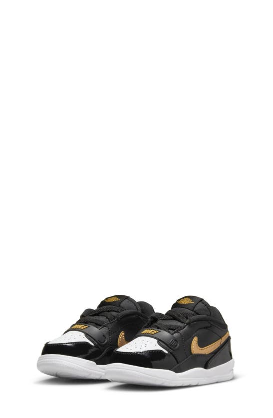 Nike Jordan Legacy 312 Low Sneaker In Black/ Metallic Gold