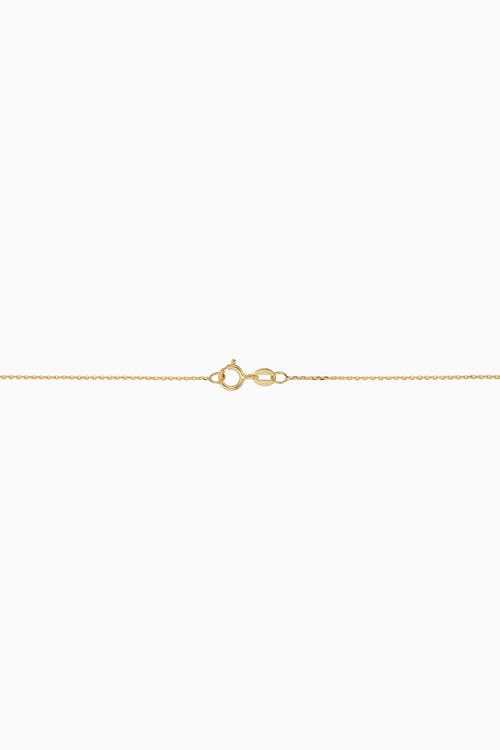 Oradina 14k Gold Dream Link Station Necklace In Yellow Gold