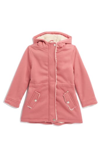 Urban Republic Kids' Fleece Lined Jacket In Dusty Pink