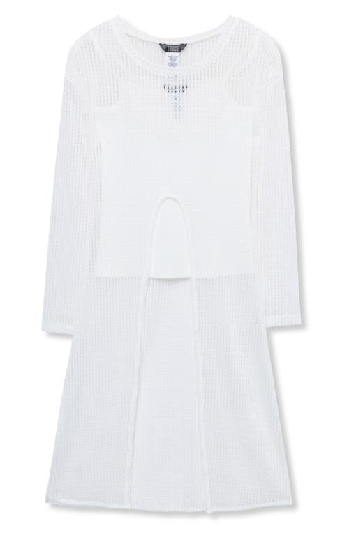 Truce Kids' Sheer Tunic Sweater & Camisole White at Nordstrom,