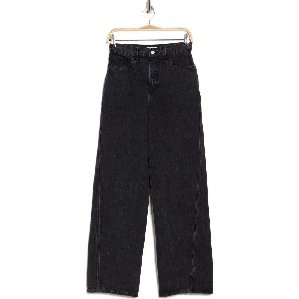 A.l.c . Abbott Straight Leg Jeans In Washed Black