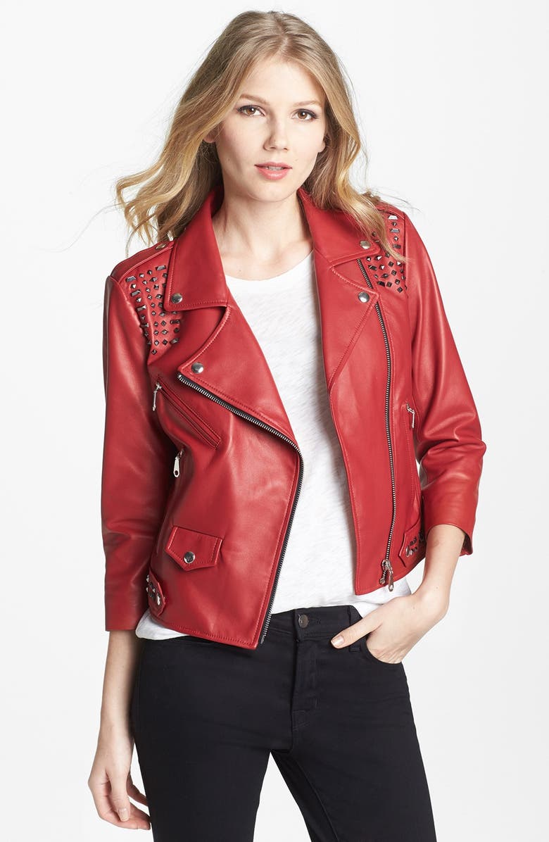 Rebecca Minkoff Wes Studded Moto Jacket Nordstrom