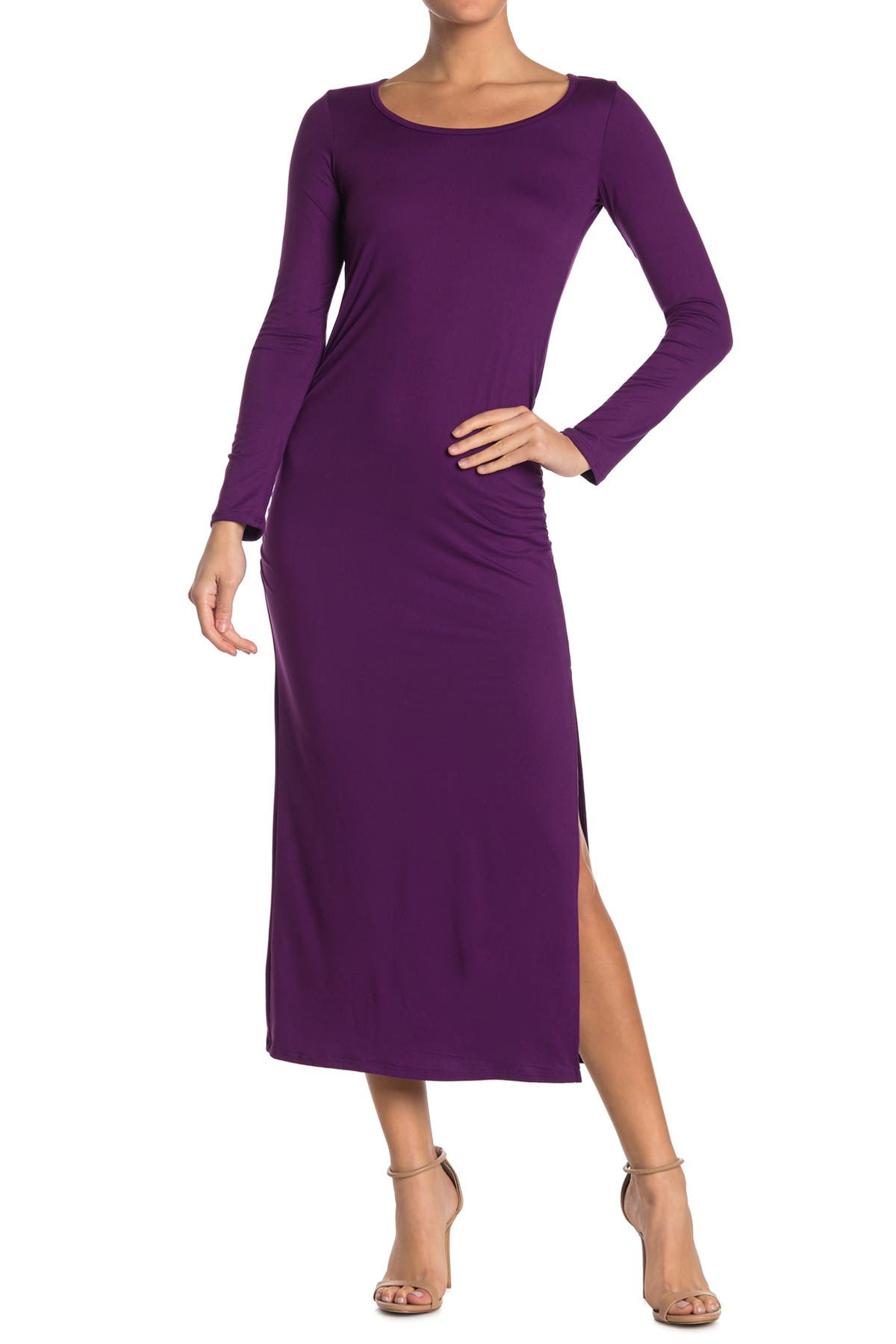 velvet torch cap sleeve midi dress