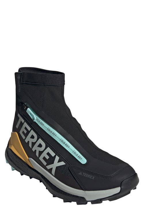 Adidas Originals Adidas Terrex Free Hiker 2 Cold.rdy Waterproof Hiking Shoe In Black/wonder Silver/aqua