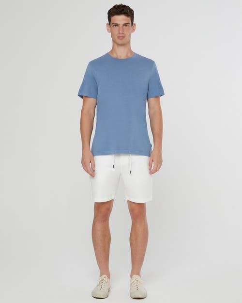 Shop Onia Stretch Linen Traveler Short In White