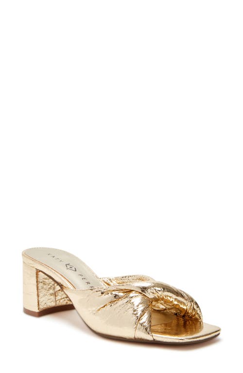 Katy Perry The Tooliped Twisted Sandal Gold at Nordstrom,