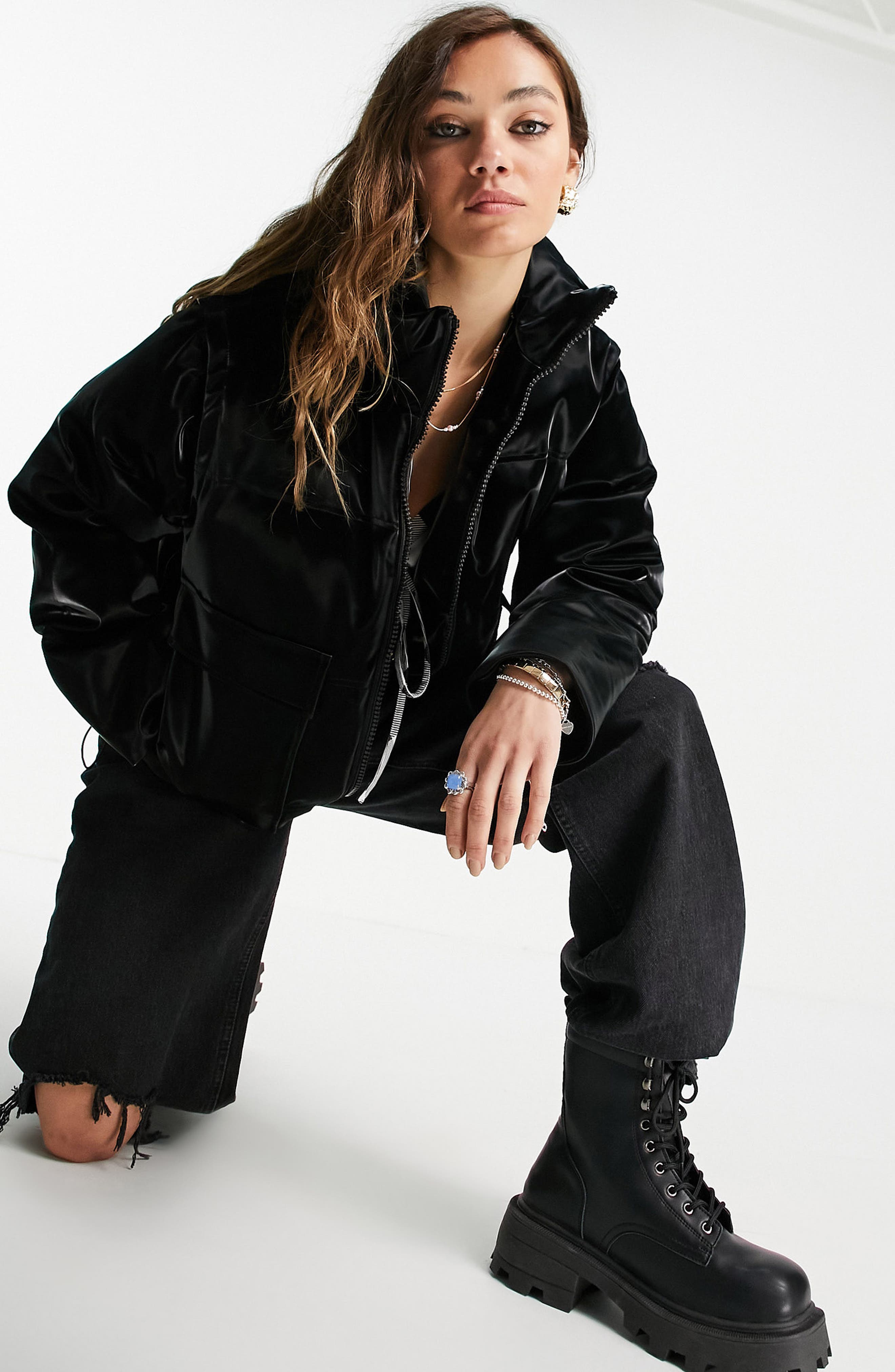 topshop puffer jacket