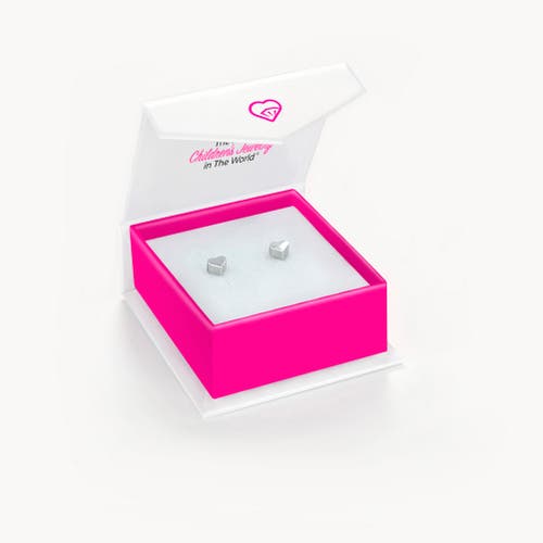 IN SEASON JEWELRY IN SEASON JEWELRY PUFFED POLISHED HEART EARRINGS 