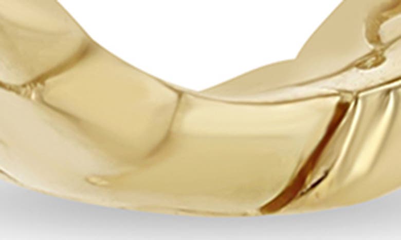 Zoë Chicco Small Curb Chain Hoop Earrings In Yellow Gold