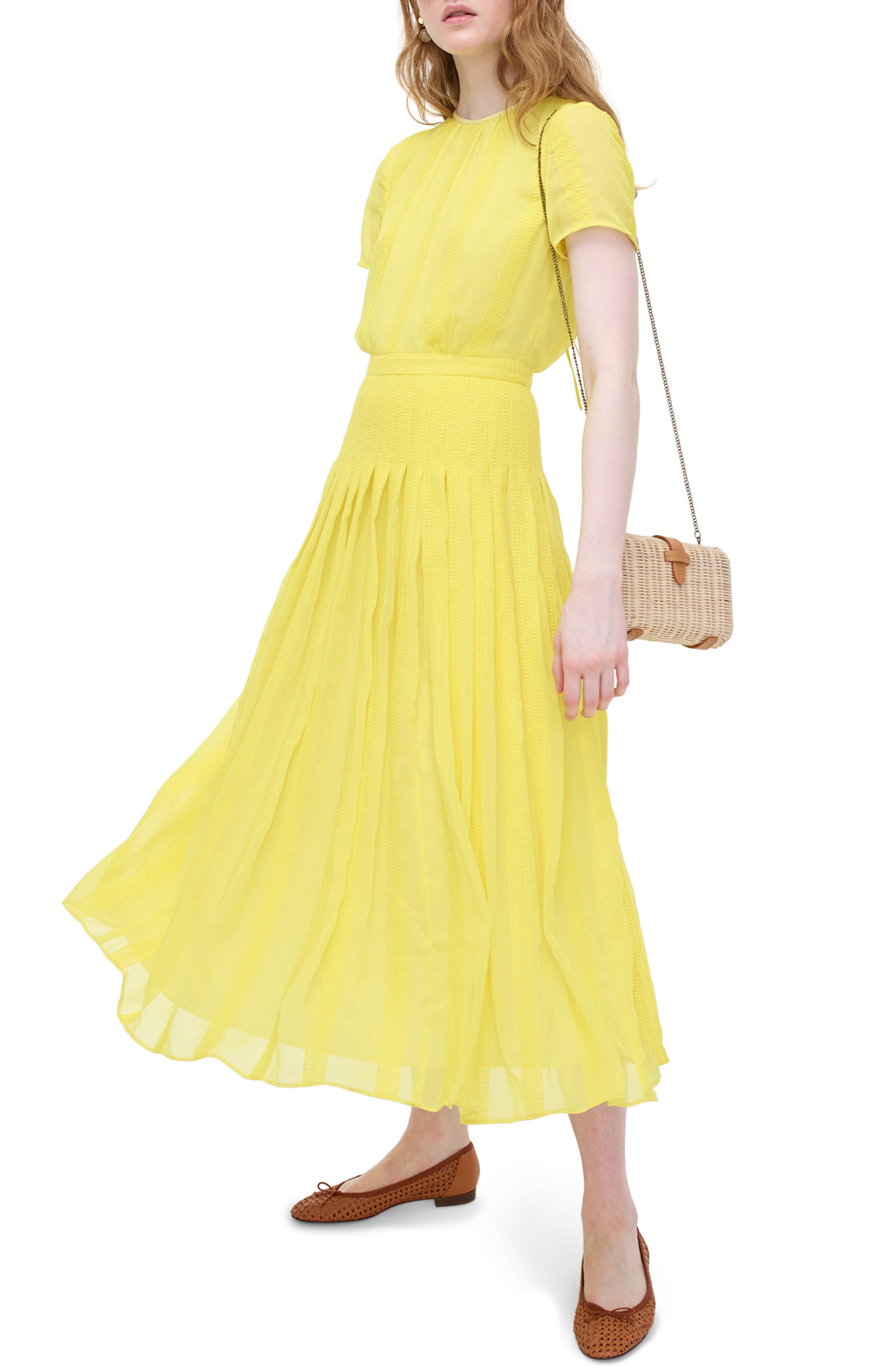 j crew chiffon dress