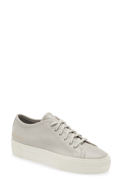 Common Projects Tournament Low Top Sneaker in Grey