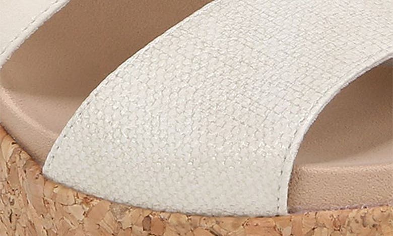 Shop Dr. Scholl's Cali Vibe Platform Wedge Sandal In Offwhite
