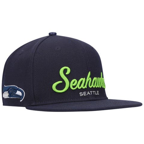 : Antigua Men's College Navy Seattle Seahawks Wordmark