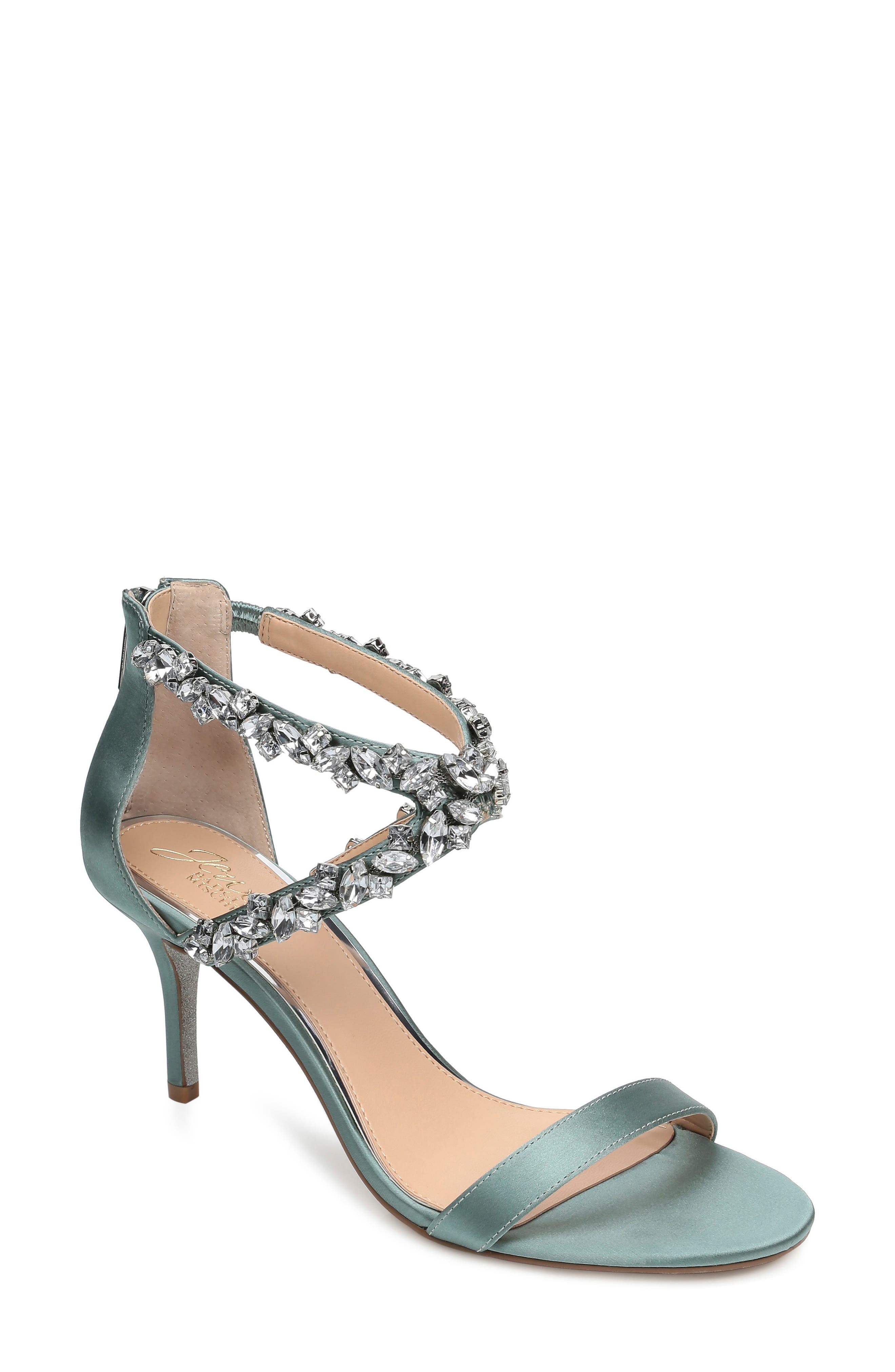 Jewel Badgley Mischka Jaylee Sandal, Blue