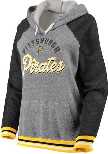 Pittsburgh Pirates New Era Women's Lace-Up Long Sleeve T-Shirt - White/Black