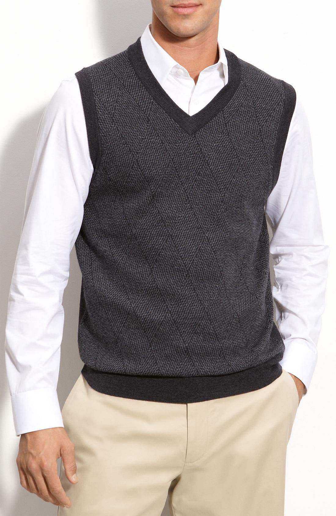 Diamond Fair Isle Wool Vest