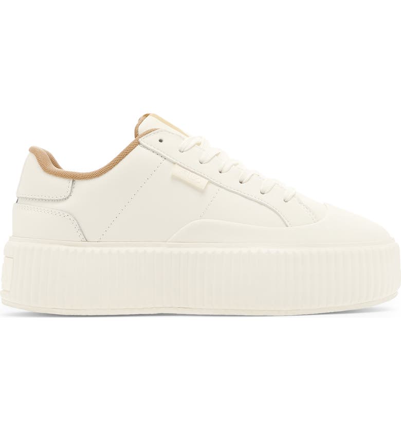 FILA Sandblast Platform Sneaker, Main, color, GARDENIA / GARDENIA / TAN
