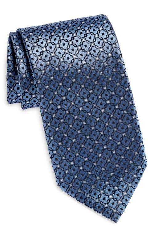 Fili Links Silk Tie in Blue
