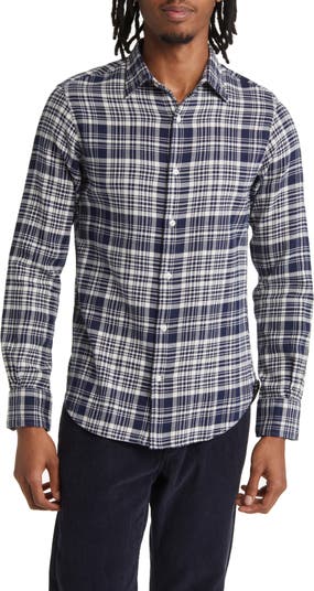 OFFICINE GÉNÉRALE Giacomo Checked Cotton Shirt for Men