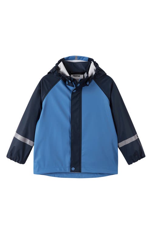 Reima Kids' Vesi Waterproof Hooded Raincoat Denim Blue at Nordstrom