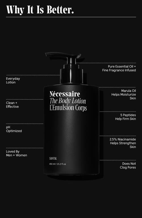 Shop Necessaire Nécessaire The Fragrance Free Body Lotion In Santal