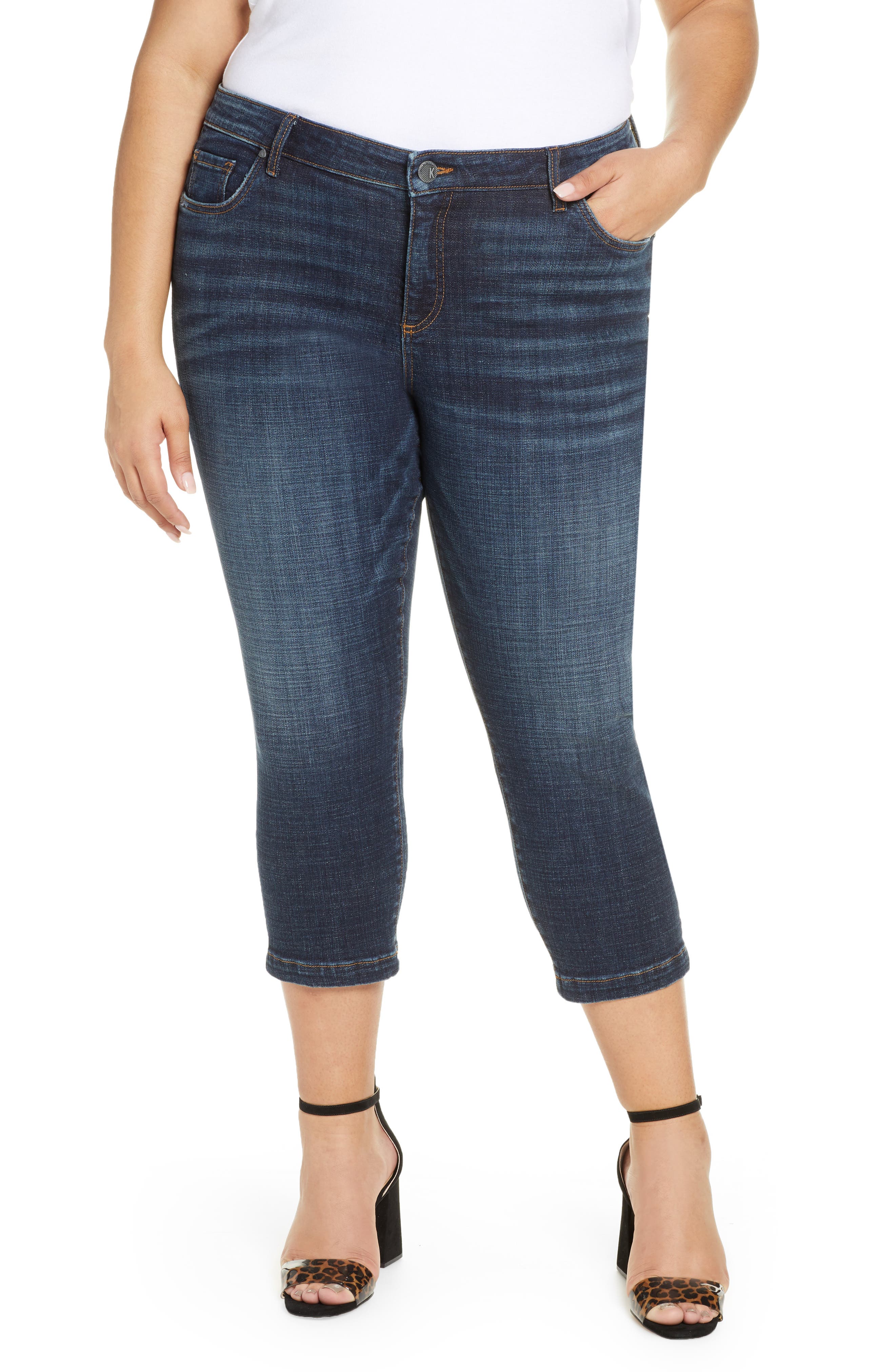 kut from the kloth cropped jeans